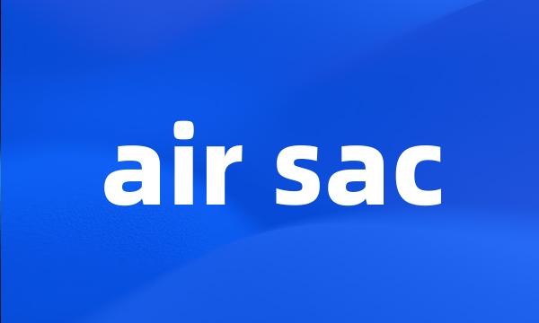 air sac