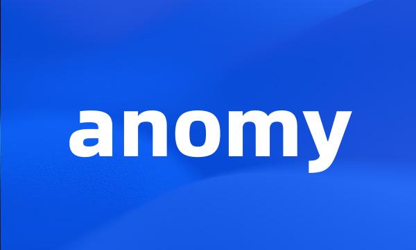 anomy