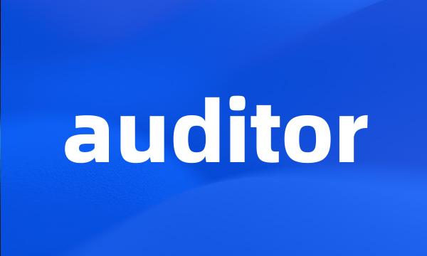 auditor