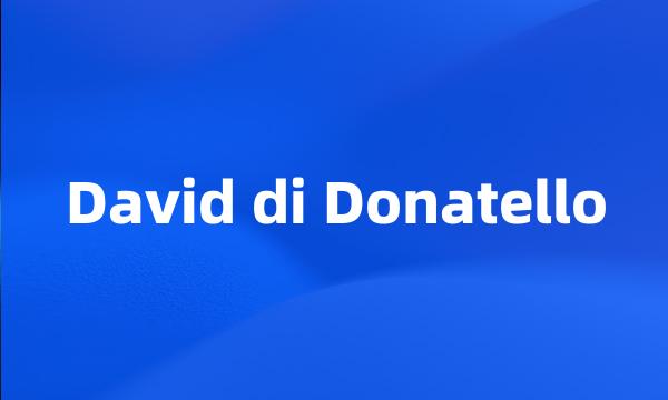 David di Donatello