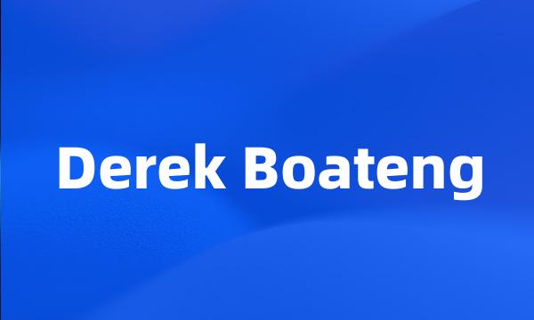 Derek Boateng