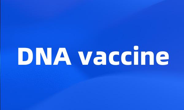 DNA vaccine