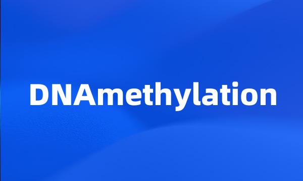 DNAmethylation