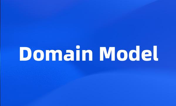 Domain Model