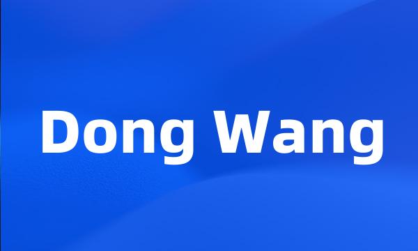 Dong Wang