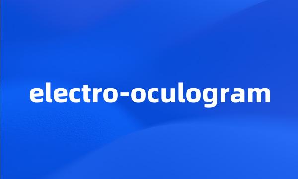 electro-oculogram