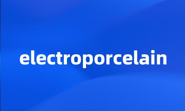 electroporcelain