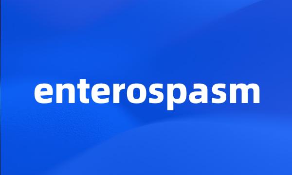 enterospasm