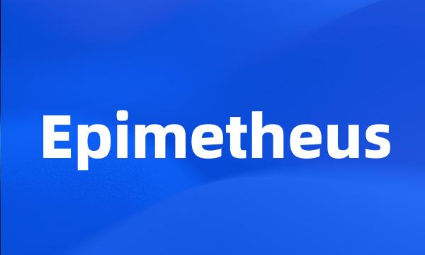 Epimetheus