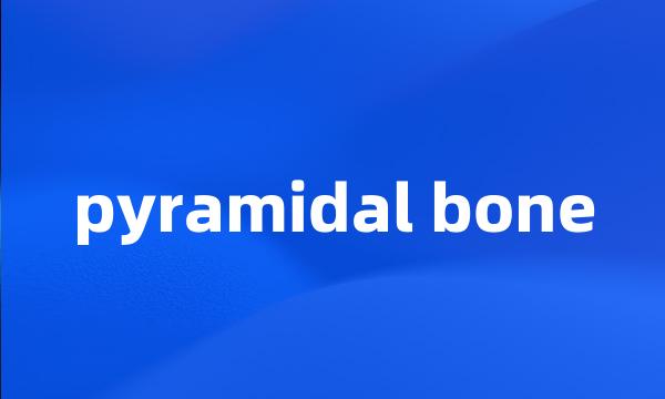 pyramidal bone