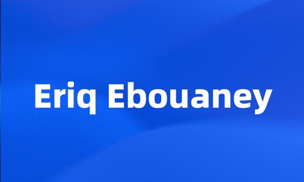 Eriq Ebouaney