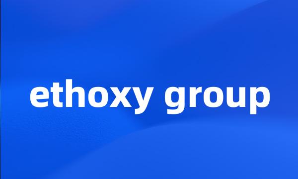 ethoxy group