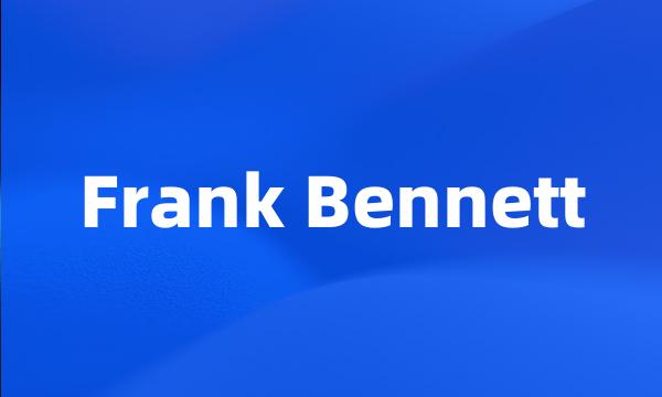 Frank Bennett