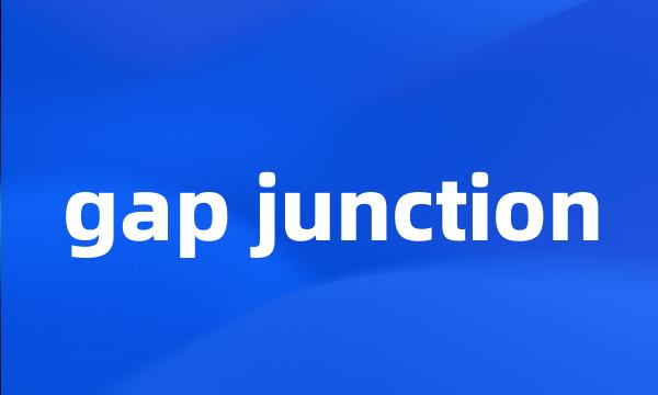 gap junction