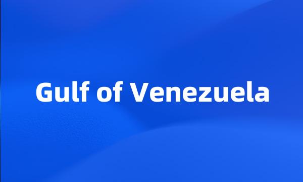 Gulf of Venezuela