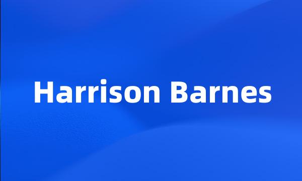 Harrison Barnes