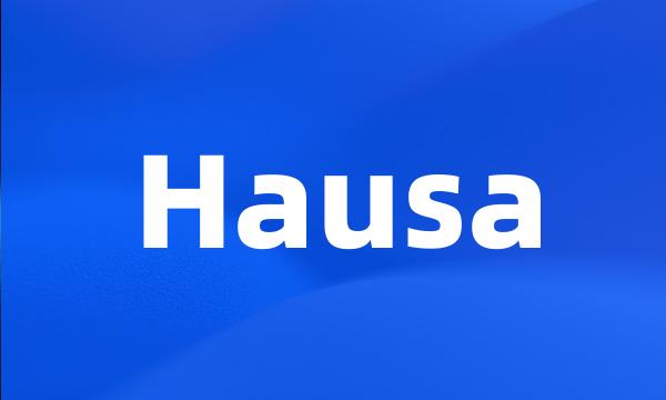 Hausa