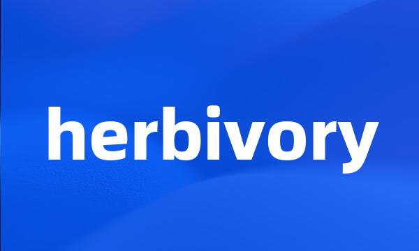 herbivory