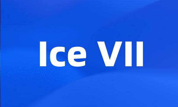 Ice VII