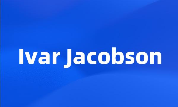 Ivar Jacobson