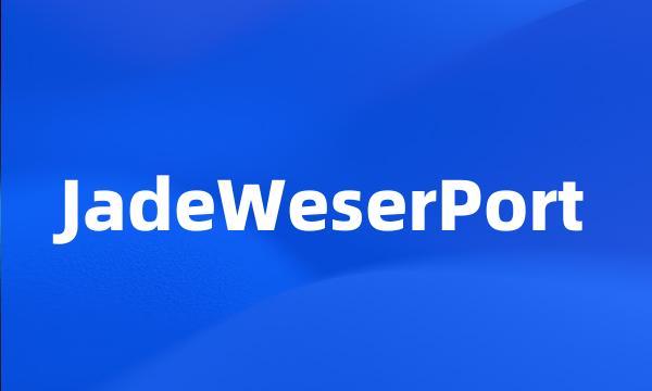 JadeWeserPort