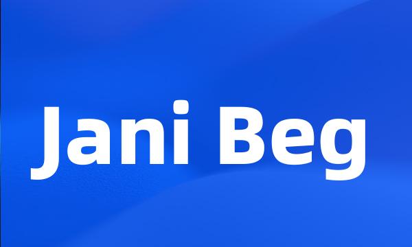 Jani Beg