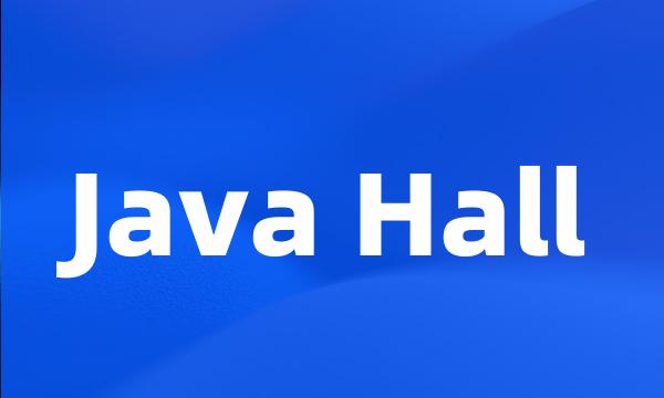 Java Hall