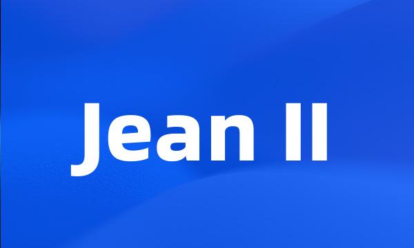 Jean II