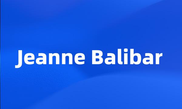 Jeanne Balibar