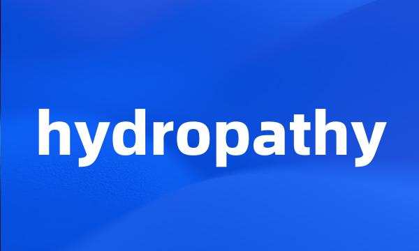 hydropathy