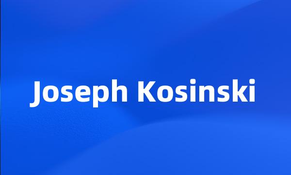 Joseph Kosinski