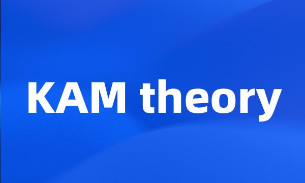 KAM theory