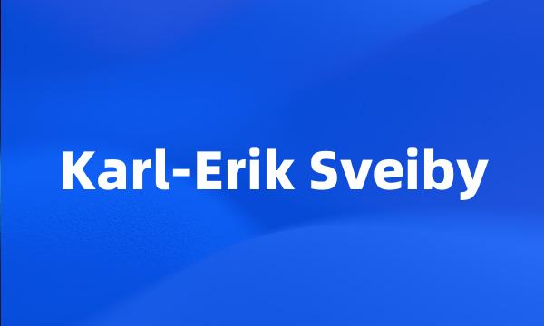 Karl-Erik Sveiby