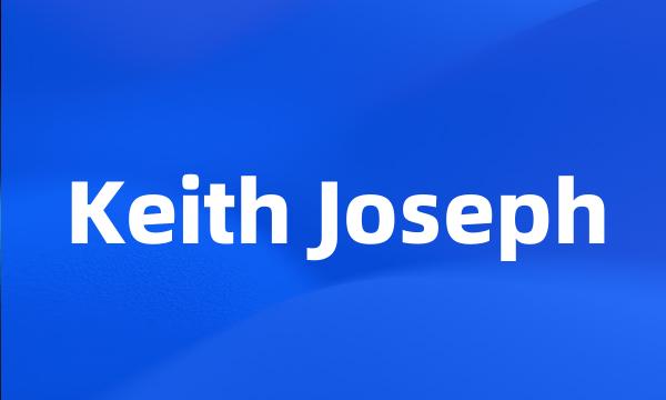 Keith Joseph