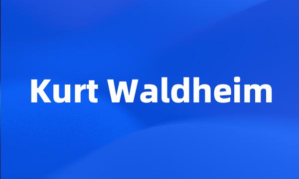 Kurt Waldheim