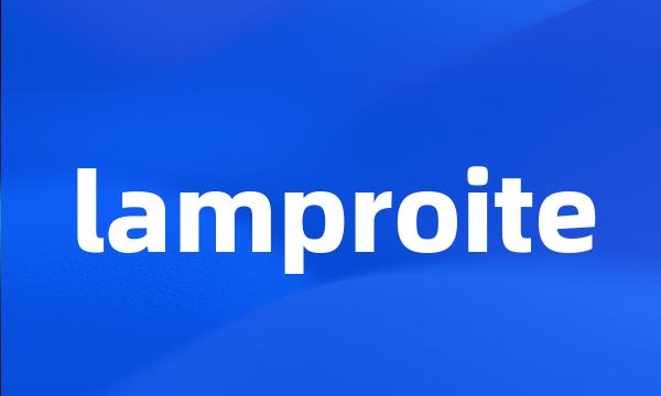 lamproite