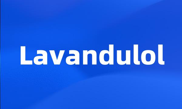 Lavandulol