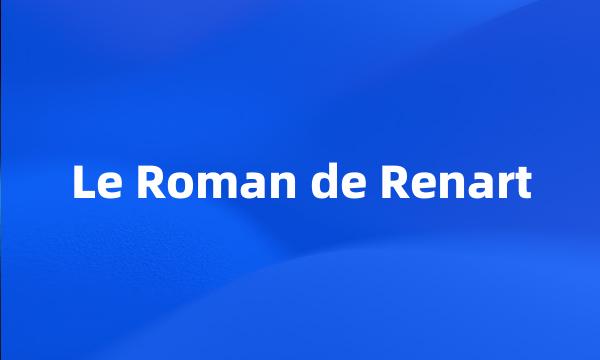 Le Roman de Renart