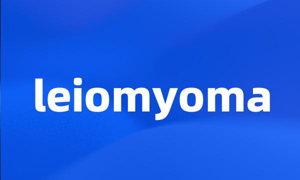 leiomyoma