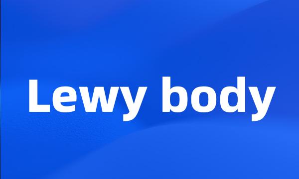 Lewy body