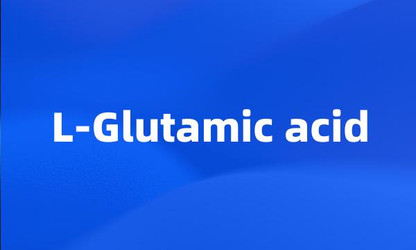 L-Glutamic acid