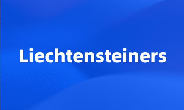 Liechtensteiners