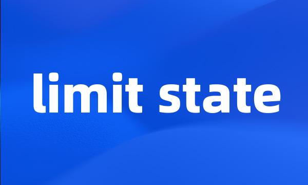 limit state