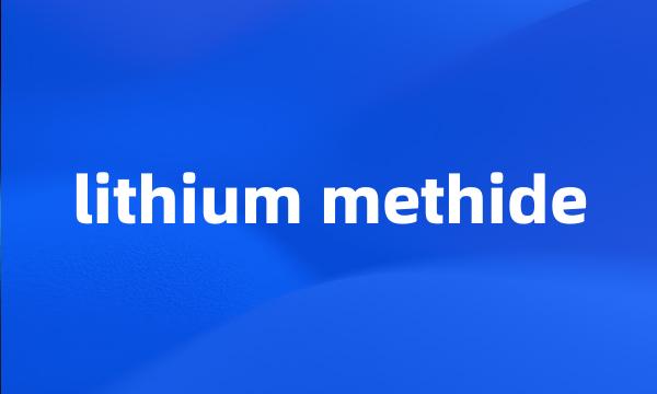 lithium methide