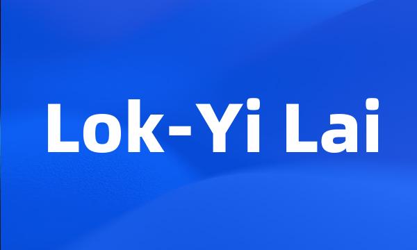 Lok-Yi Lai