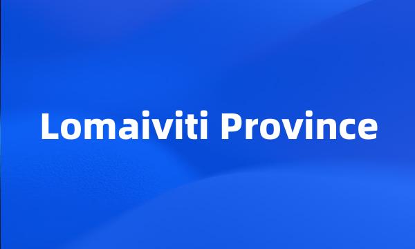 Lomaiviti Province