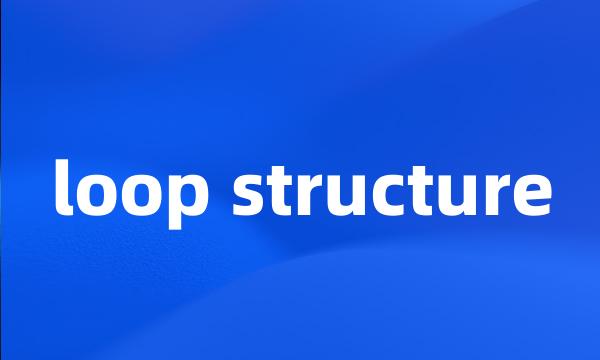 loop structure