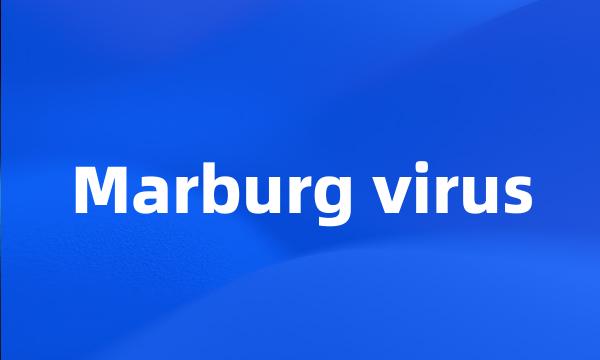 Marburg virus