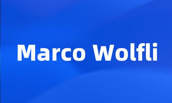 Marco Wolfli