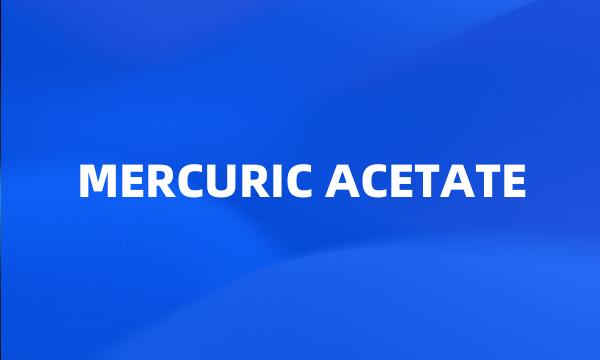 MERCURIC ACETATE